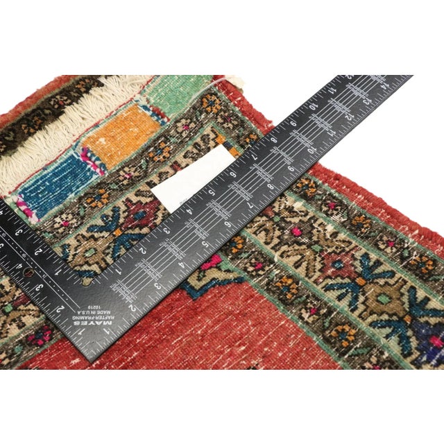 Mid 20th Century Vintage Persian Khorassan Rug - 01'07 X 02'00 For Sale - Image 5 of 9