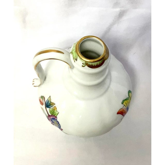 Set of Vintage Queen Victoria Porcelain, Trinket Dish and Small Vase For Sale In Tampa - Image 6 of 11