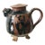 Signed Quirky Studio Pottery Tea Pot With Feet For Sale
