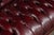 Vintage Tufted Leather Chesterfield Sofa in Oxblood For Sale - Image 9 of 11
