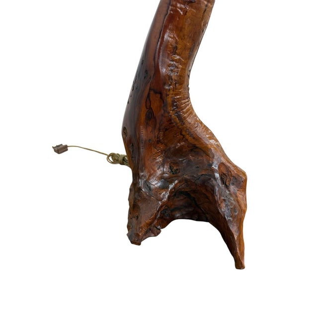 Mid-Century Modern Drift Wood Table Lamps 30” - Set of 2 For Sale In Philadelphia - Image 6 of 11