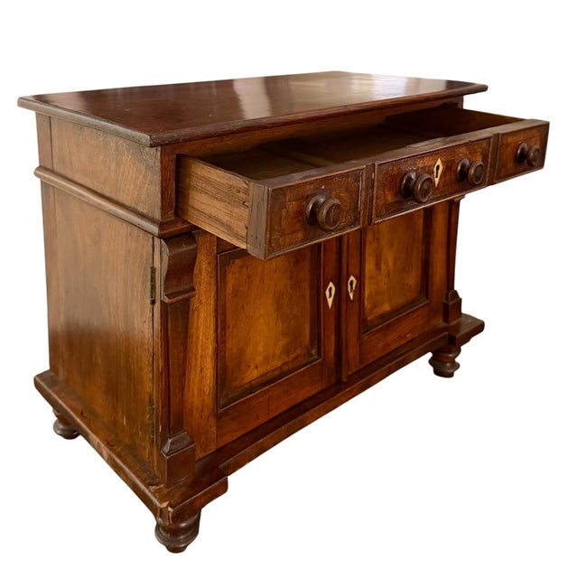 Italian Italian Inlaid Tabletop Chest With Secret Compartments and Key For Sale - Image 3 of 12