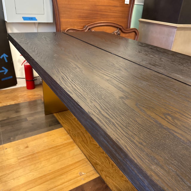 Contemporary Thomas Bina & Ed Robinson for Restoration Hardware Channel Rectangular Dining Table For Sale - Image 3 of 12