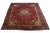 Persian Hand-Knotted Persian Tabriz Vintage Wool Rug in Red With Allover Design For Sale - Image 3 of 7