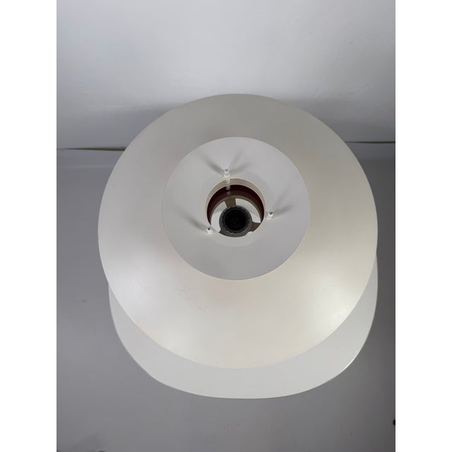 Danish Metal Table Lamp in style of Poul Henningsen, 1980s For Sale - Image 6 of 10
