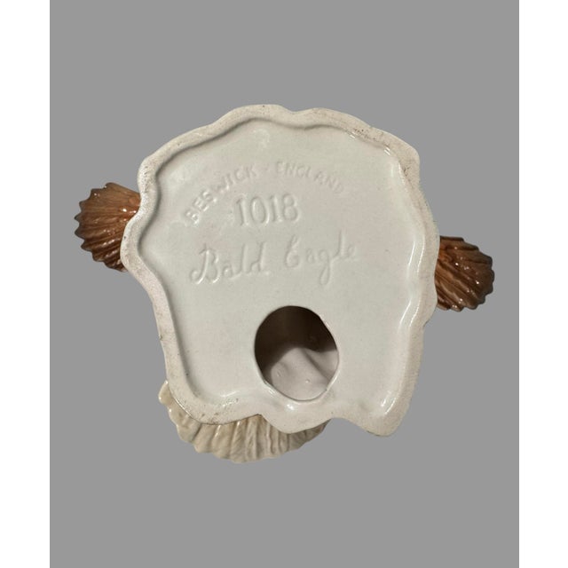 Mid 20th Century Vintage Beswick England 1018 Bald Eagle Figural Statue Sculpture For Sale - Image 5 of 6