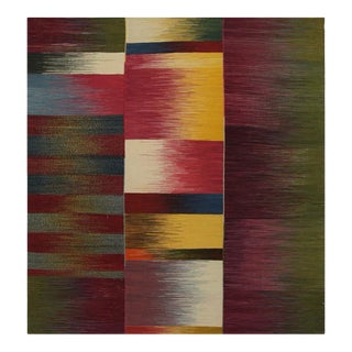 Handwoven Scandinavian Style Persian Kilim Rug 6’0″ X 6’4″ For Sale