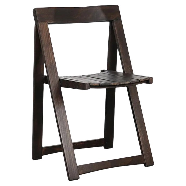 Vintage Trieste Folding Chair by Aldo Jacober for Bazzani For Sale