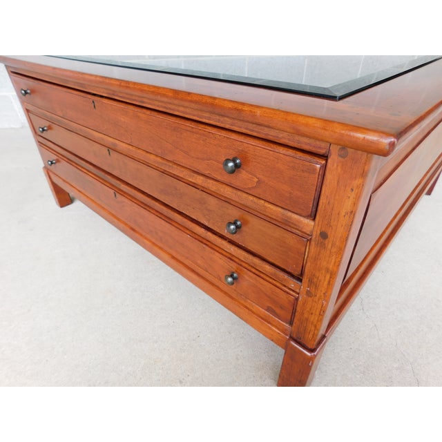Lexington Bob Timberlake Showcase Cherry Cocktail Coffee Table 40" X 40" For Sale - Image 15 of 18