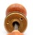 Wood Antique Wooden Brass Bardsley Passage Door Knob Set For Sale - Image 7 of 7