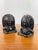 Cabin Vintage Cast Iron & Copper Native American Indian Chief Southwestern Style Pair of Bookends For Sale - Image 3 of 5