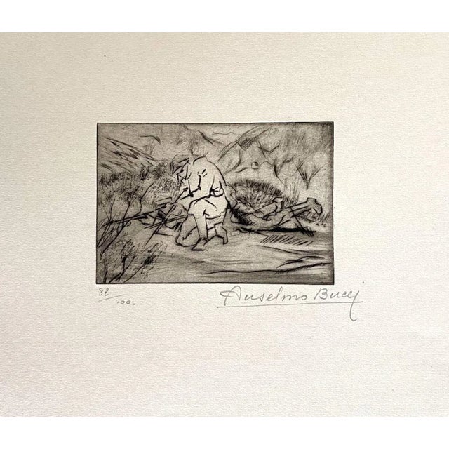 Anselmo Bucci, Militant, 1917, Etching For Sale - Image 3 of 3