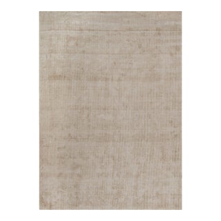 Rug & Kilim’s Modern Rug in Solid Beige - 10x14 For Sale