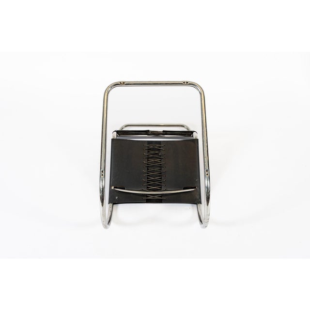 Bauhaus Mid Century Mr 10 Black Side Chairs by Mies Van Der Rohe for Knoll For Sale - Image 12 of 14
