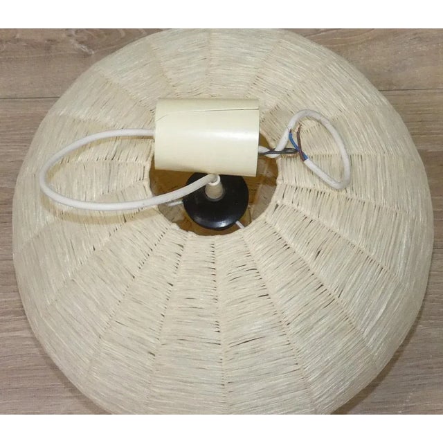 Mid-Century Raffiabast Bast Kordel Ball Lamp, 1960s For Sale - Image 4 of 11