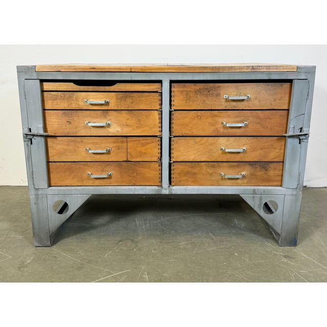 Vintage Industrial Chest of Drawers, 1960s For Sale - Image 6 of 18