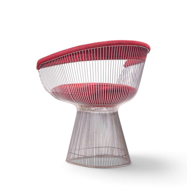 Silver Warren Platner for Knoll Mid Century Dining Chairs - Set of 4 For Sale - Image 8 of 13
