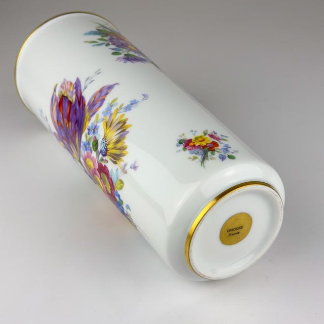Vintage Porcelain Vase, Limoges, France, 1970s For Sale - Image 4 of 18