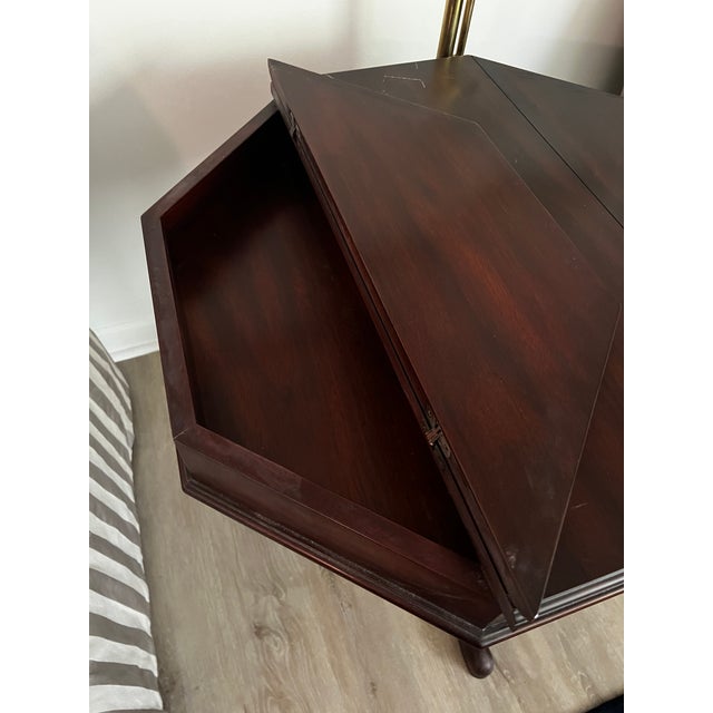 Henkel Harris 5400 29 Jefferson Writing Table in Solid Mahogany For Sale In Boston - Image 6 of 9