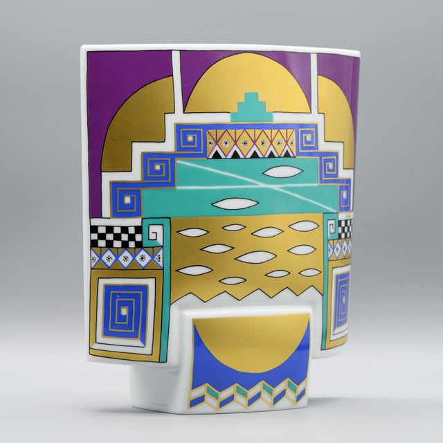 Topkapi Porcelain Vase by Yves Galgon & Michael Boehm for Rosenthal, 1991 For Sale - Image 11 of 11