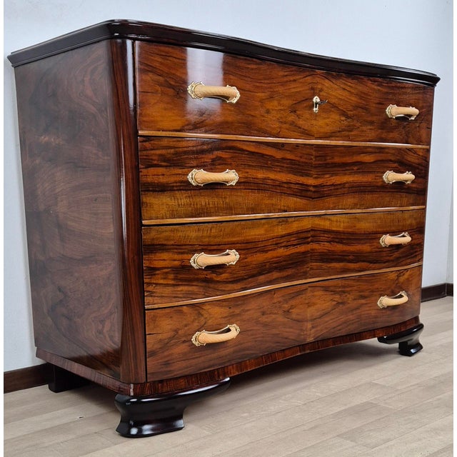 Art Deco Venetian Chest of Drawers, 1940s For Sale - Image 9 of 18