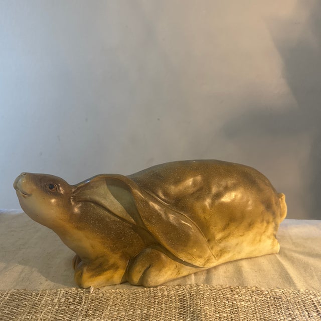 Hare at Rest -- Large Figurine From 1970's For Sale In New Orleans - Image 6 of 6