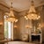 French 1960 French Louis XVI Gold Bronze Chandeliers - Pair For Sale - Image 3 of 18