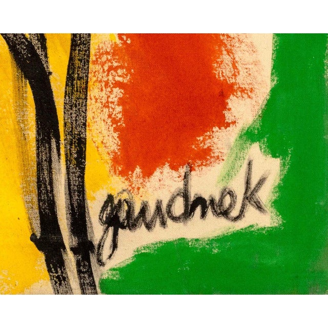 Walter Gaudnek Abstract Figures Oil on Canvas For Sale In New York - Image 6 of 7