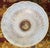 Vintage Frosted Glass Flush Mount Ceiling Light Shade With Prismatic Center – Etched Botanical Motif, 10” For Sale - Image 12 of 14
