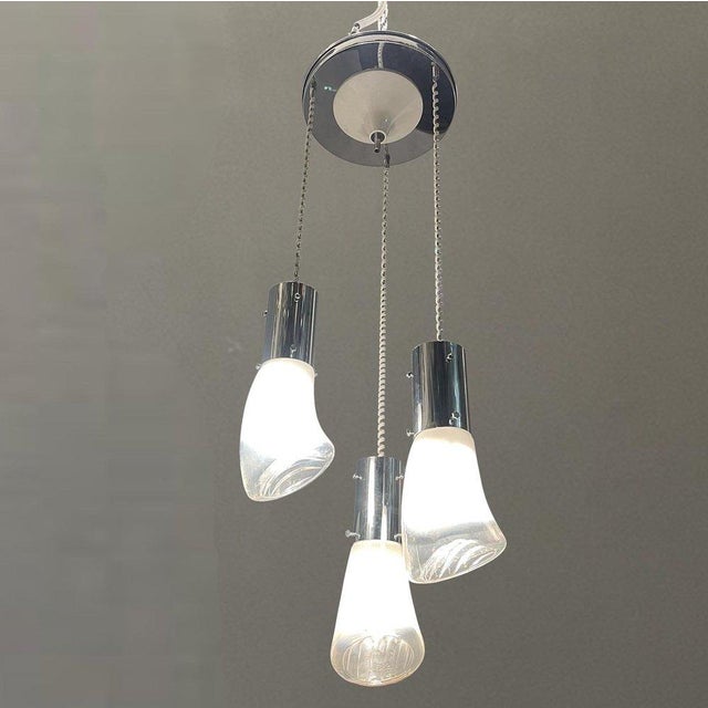 Mid-Century Modern Mid-Century Modern Murano Glass Pendant Light, 1970s For Sale - Image 3 of 7