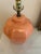 Late 20th Century Salmon Colored Ceramic Lamp For Sale - Image 4 of 6