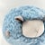 Plush Lambskin Sheep Ball - Blue For Sale - Image 4 of 6