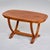 French Art Deco Oval Coffee Table With Reeded Trestle Base For Sale - Image 11 of 11