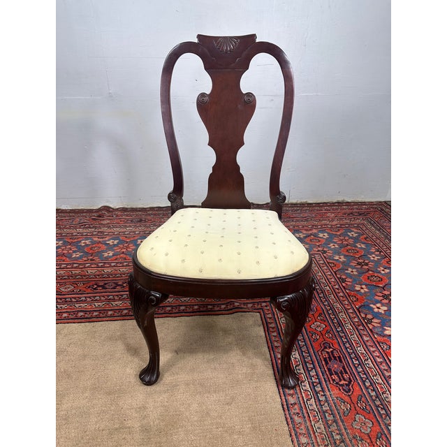 Traditional 1960s Baker Furniture Historic Charleston Reproduction Side Chair For Sale - Image 3 of 10