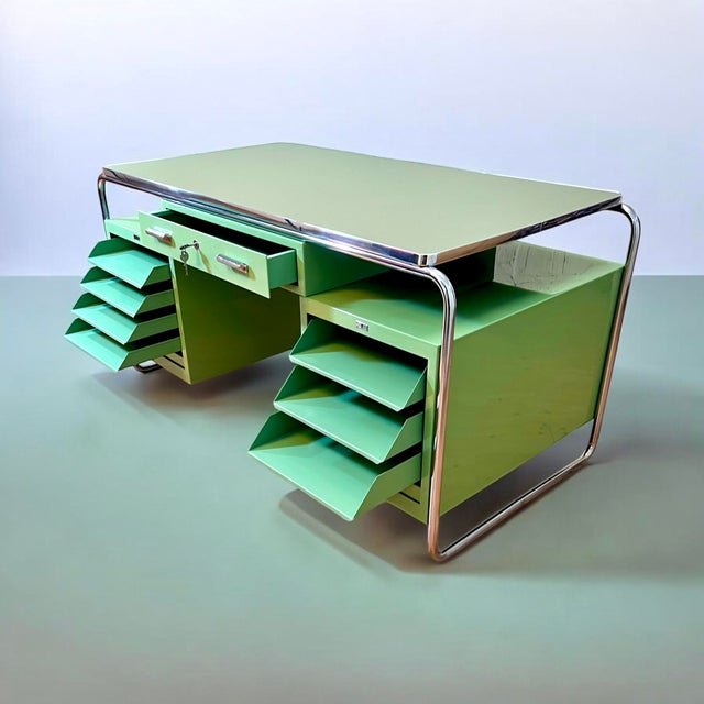 Bauhaus Modern German Desk Mod. Rd3 from Mauser WERKE, Germany, 1935 For Sale - Image 13 of 18