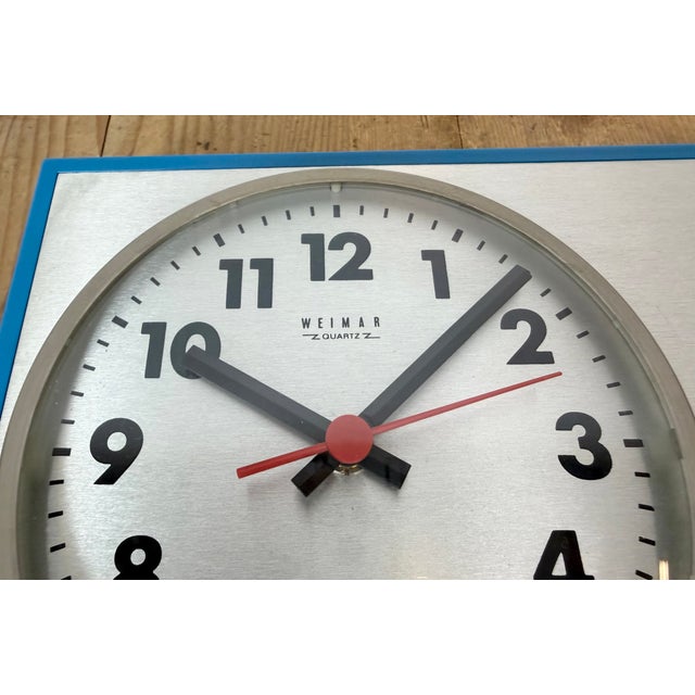 Vintage East German Kitchen Wall Clock from Weimar, 1970s For Sale - Image 11 of 18