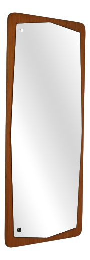 Danish Wall Mirror in Teak, 1960s
