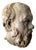 Concrete Head of the Philosopher Socrates from the Herm of Villa Alban 20th Century For Sale