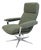 Ergonomic Lounge Chair in Green Wool Bouclé by Mood Copenhagen, 2010s For Sale