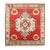 Mini Square Antique Turkish Rug For Sale
