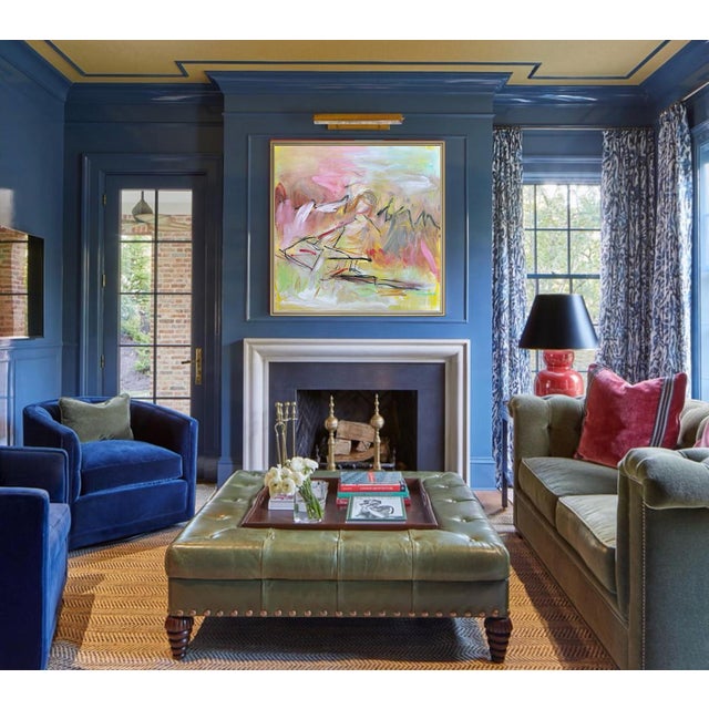 2020s "Little Rascal" by Trixie Pitts Expressionist Abstract Oil Painting For Sale - Image 5 of 12