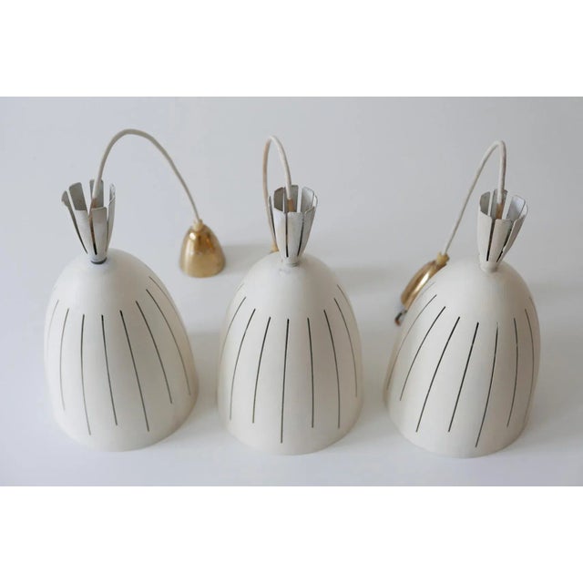 Mid-Century Diabolo Pendant Lamps, 1950s, Set of 3 For Sale - Image 18 of 18