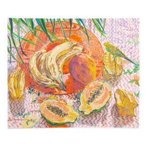 Still Life With Tropical Fruits, 1992 Signed Screenprint by Janet Fish