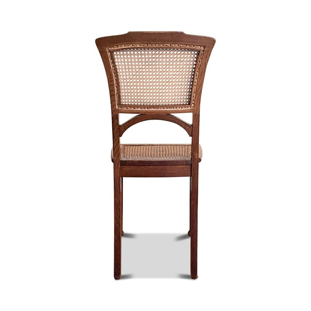 Empire Style Hand Caned Chair Chairish