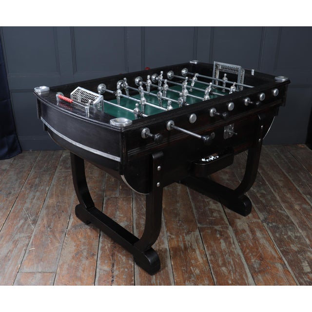 French Oak Coin-Operated Table Football Baby Foot Table, 1929 For Sale - Image 14 of 18