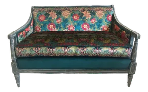 Boho Chic Vintage Settee