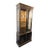 Drexel Heritage Chinoiserie Illuminated Curio Cabinet / Display Case With Gold Gilt Detailing For Sale