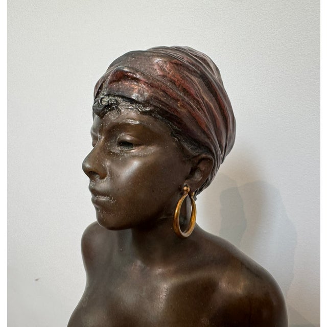 Late 19th Century Emmanuel Villanis, Nude L Esclave, 19th Century, Bronze For Sale - Image 5 of 17
