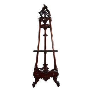 19th Century Carved Wooden Easel For Sale