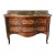 18th Century Italian Rococo Serpentine-Form 2-Drawer Inlaid Chest With Marble Top For Sale
